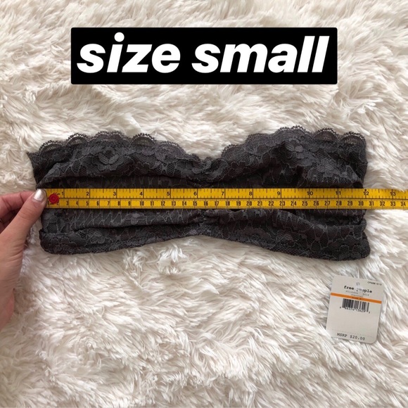 NWT free people essential lace bandeau - Picture 2 of 6